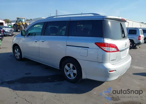 2014 Nissan Quest Sv из США, поврежденный, VIN JN8AE2KP9E9103923